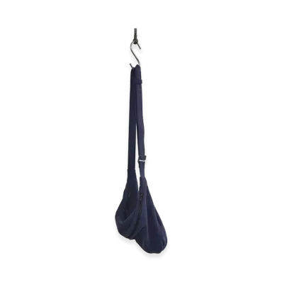 COMOLI Silk Nep Waist Bag "Purple"