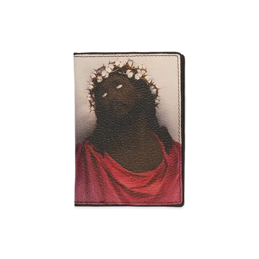 DENIM TEARS Black Jesus Passport Holder "Multi"