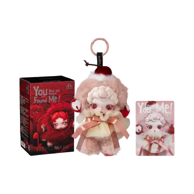 POP MART SKULLPANDA You Found Me! Series Plush Doll Pendant Moldy Muffin
