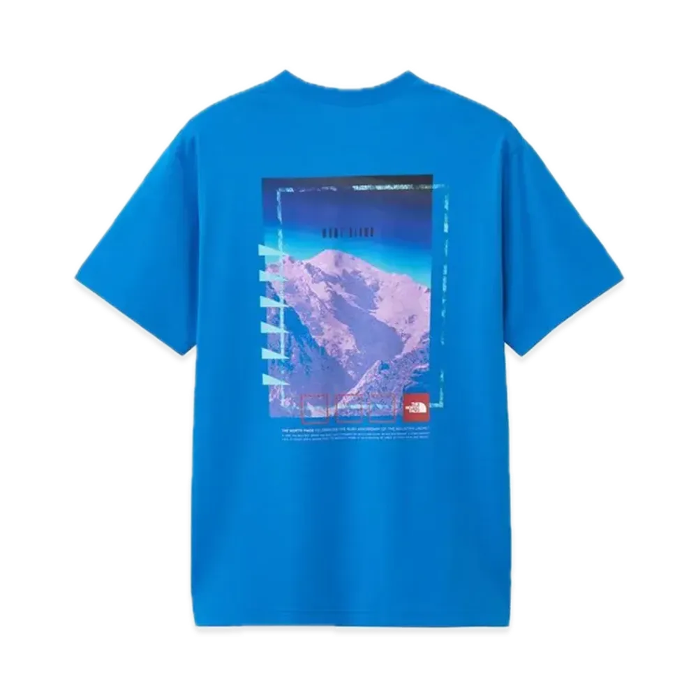The North Face Short Sleeve Flash Dry Seven Summits Graphic Tee "Hero Blue"