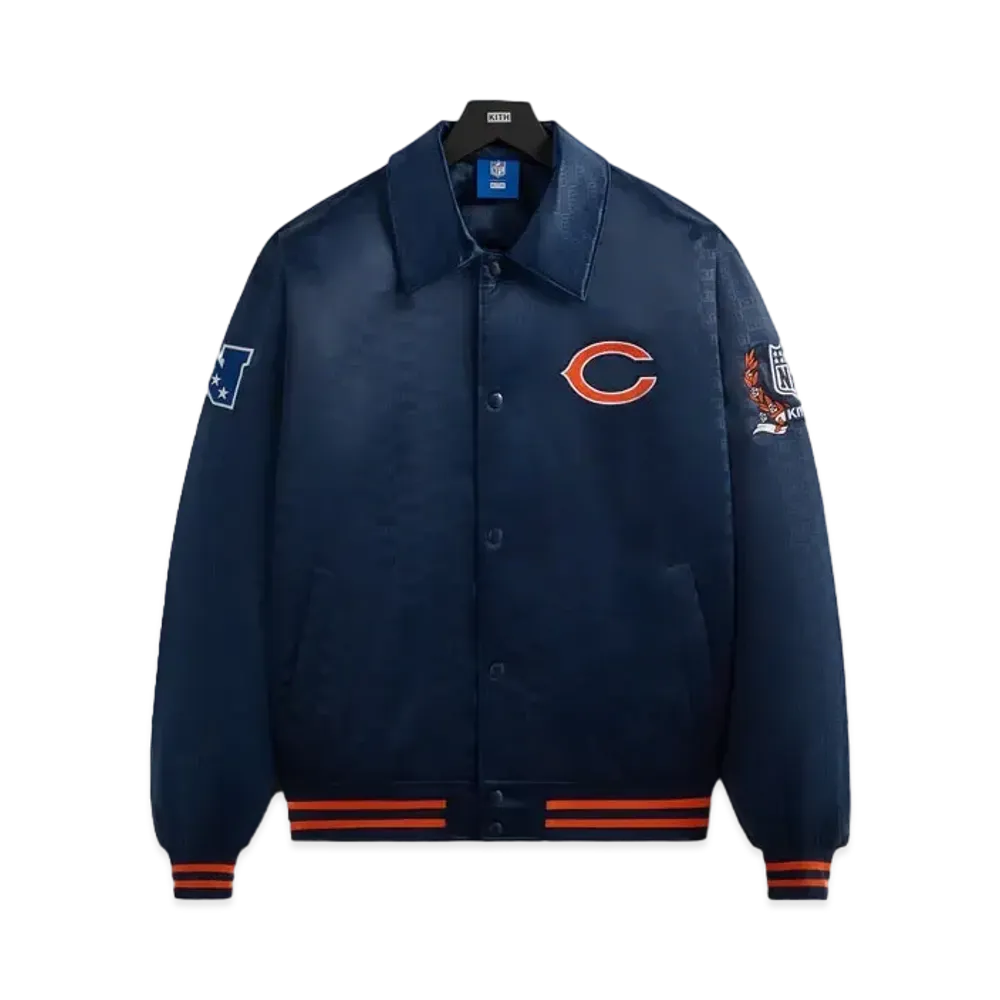 Kith x the NFL: Bears Satin Bomber Jacket "Meter"