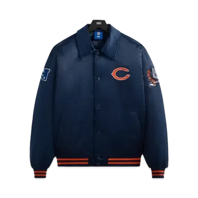 Kith x the NFL: Bears Satin Bomber Jacket "Meter"