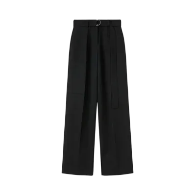Jil Sander Women's Belted Trousers "Black"