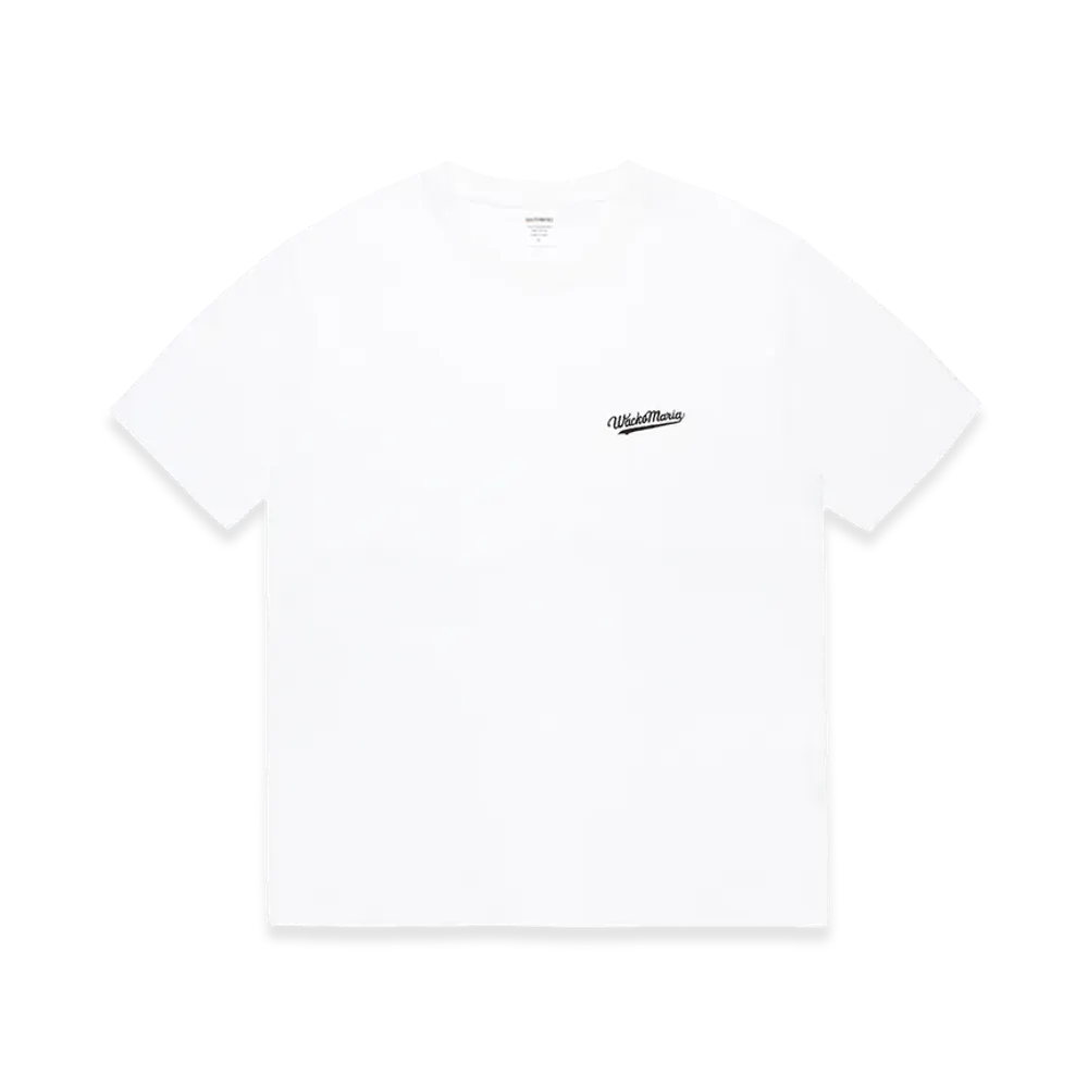 WACKO MARIA Washed Heavy Weight T-Shirt "White"