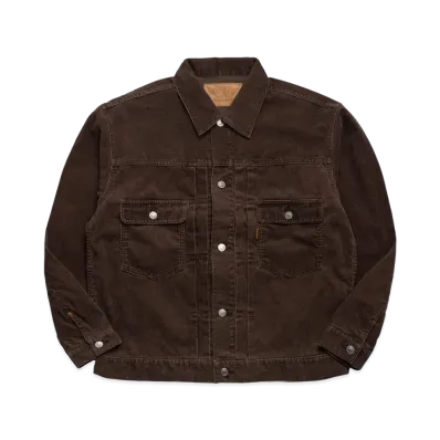 SubCulture Bio-Finished Corduroy S07XX Jacket "Brown(Silver Edition)"