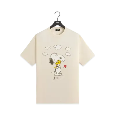 Kith x Peanuts Snoopy Just Us Tee "Sandrift"