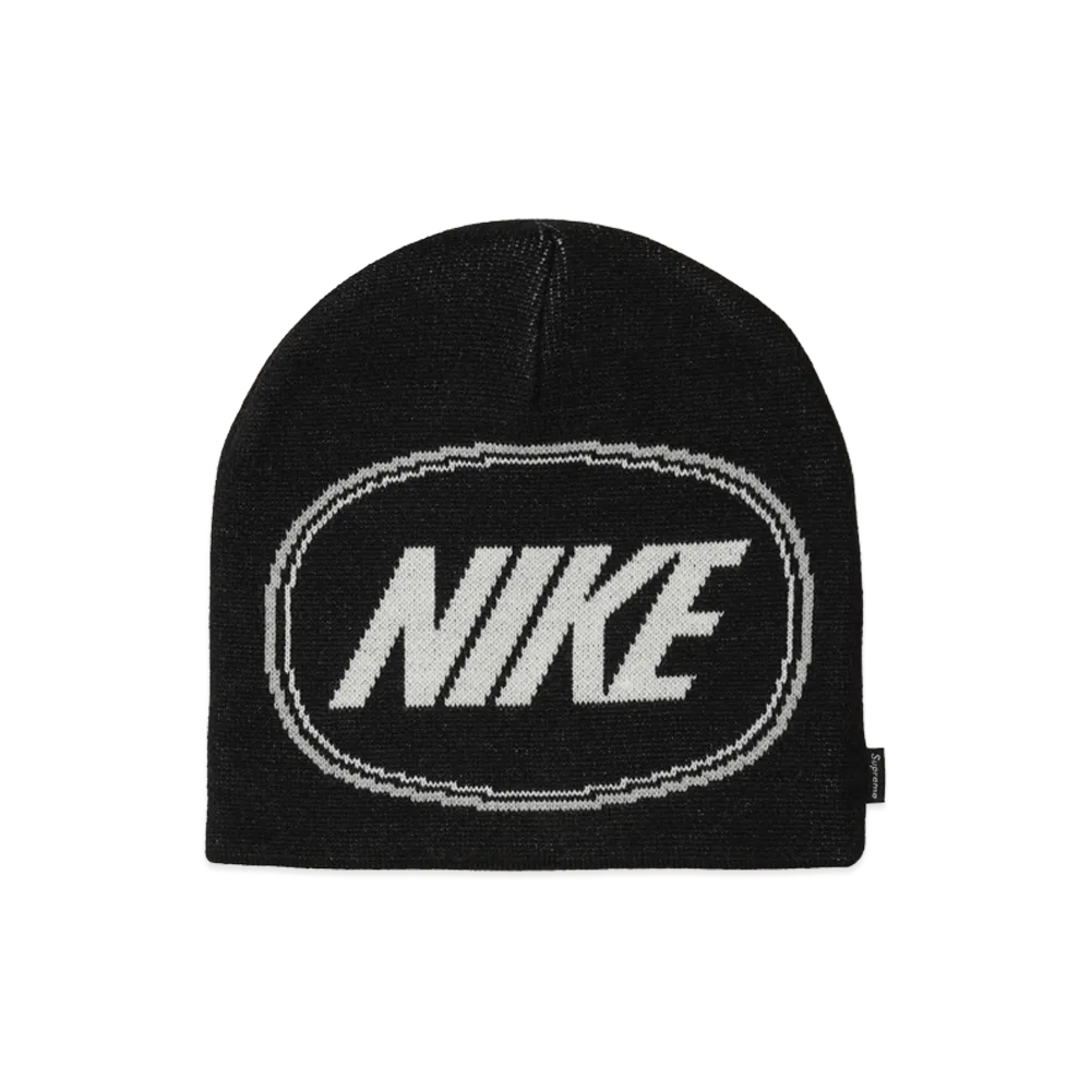 Supreme x Nike Oval Beanie "Black"