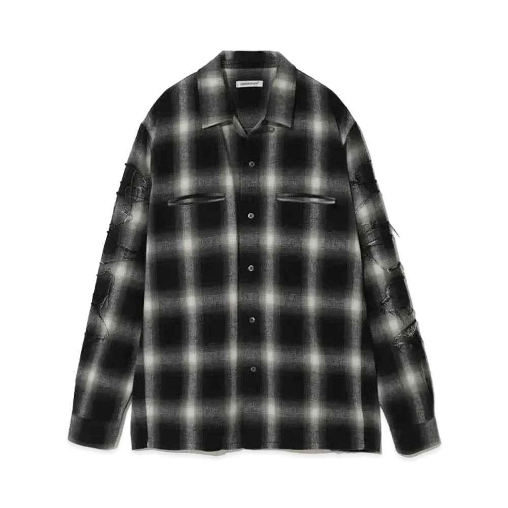 UNDERCOVER Cotton Ombre Shirt "Black CK"
