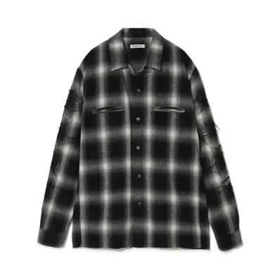 UNDERCOVER Cotton Ombre Shirt "Black CK"