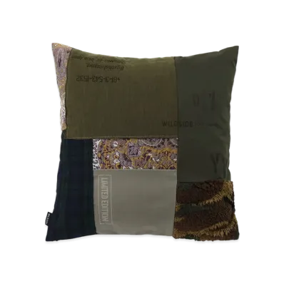 WILDSIDE YOHJI YAMAMOTO Harajuku Limited Edition Patchwork Cushion "Multi"