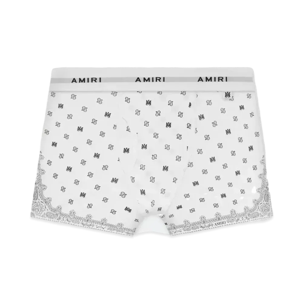AMIRI MA Paisley Briefs 2 Pack "White"