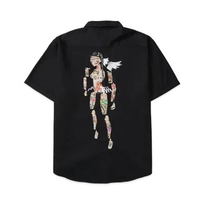 Supreme AOI Cyborg S/S Work Shirt "Black"