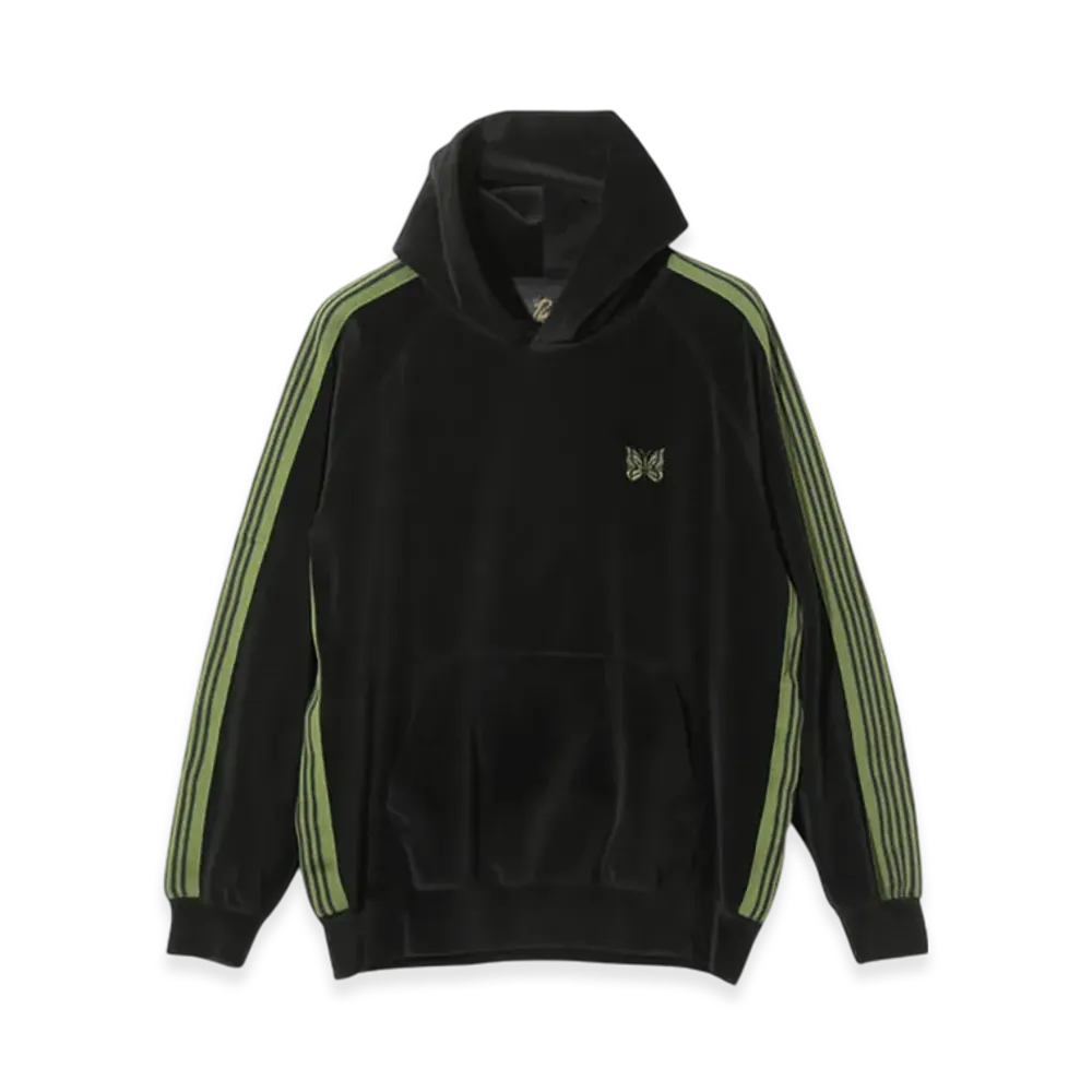 NEEDLES Track Hoody - C/PE Velour "Red"