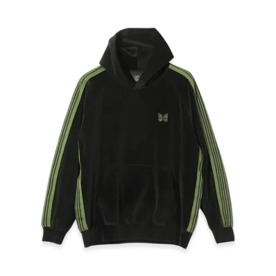 NEEDLES Track Hoody - C/PE Velour "Red"