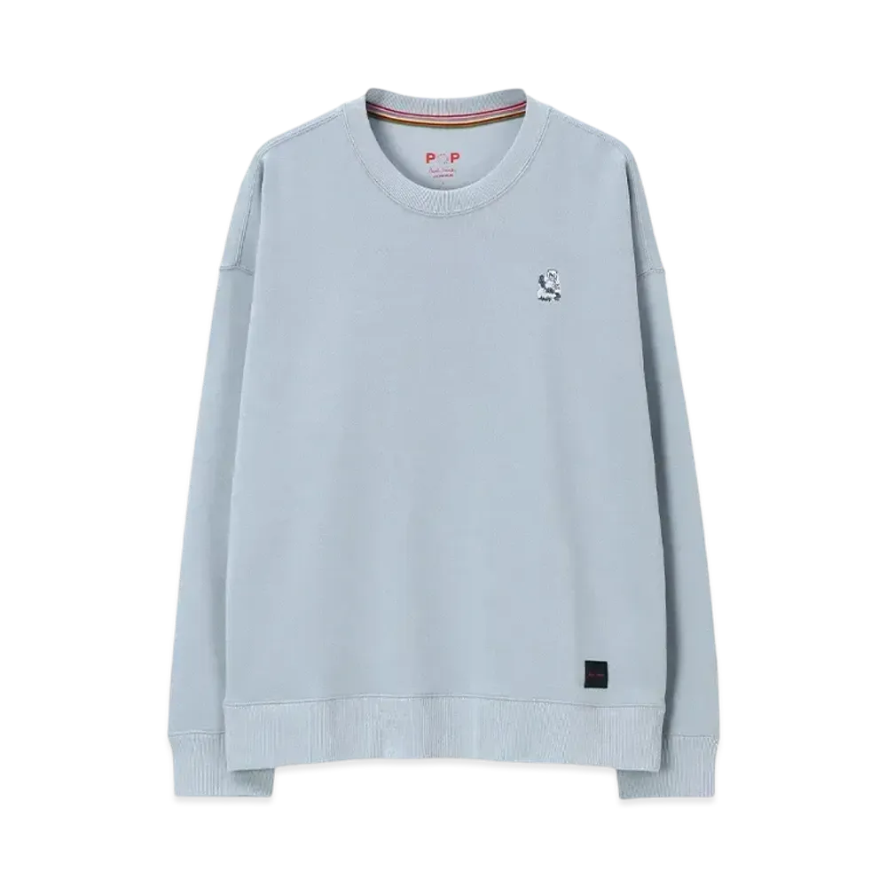 Paul Smith Mountain Bear Long Sleeve Tee "SaxBlue"