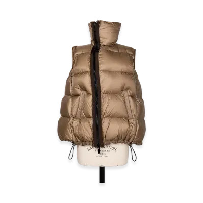 sacai Puffer Vest "Dark Beige"
