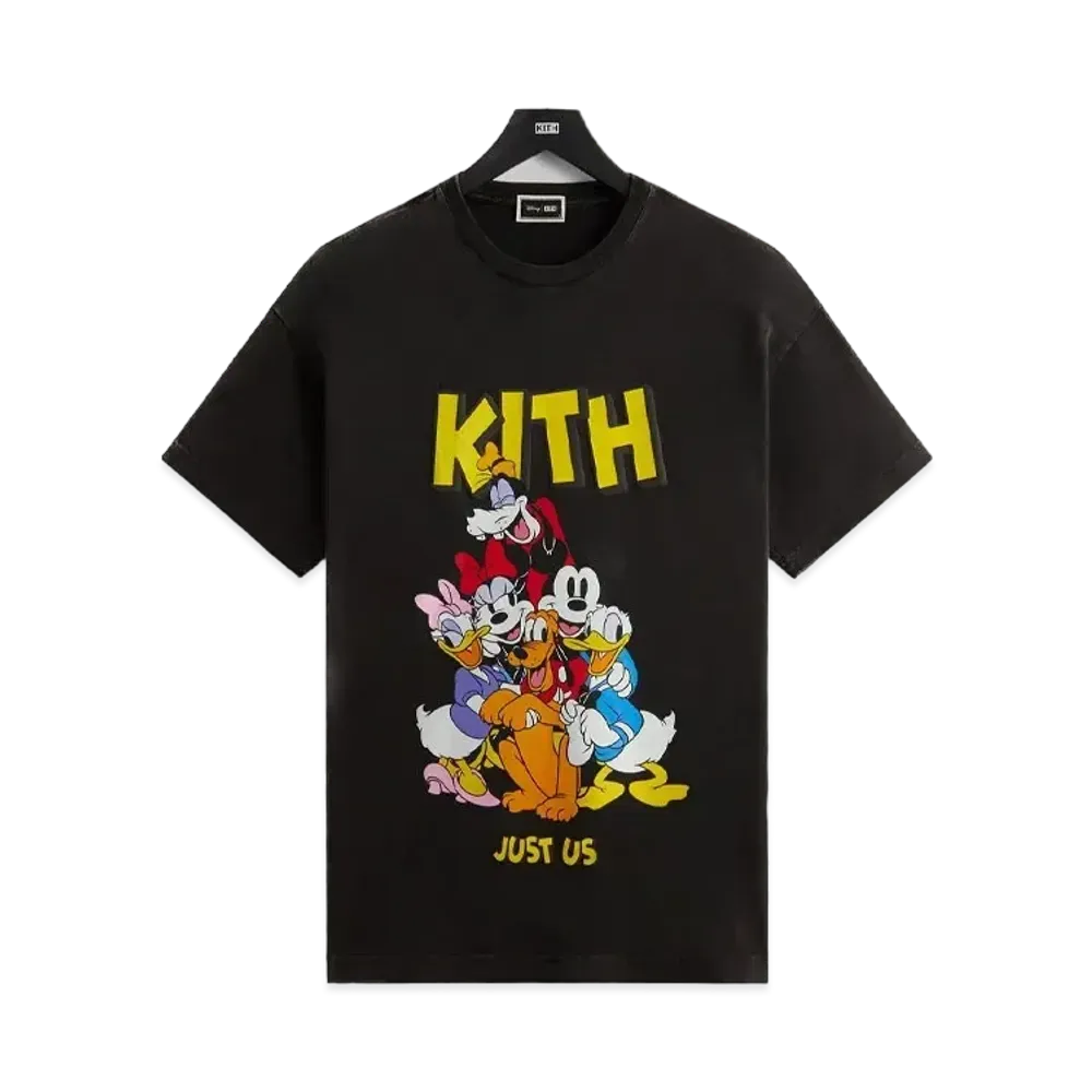 Kith x Disney Mickey & Friends Best Friends Vintage Tee "Black"