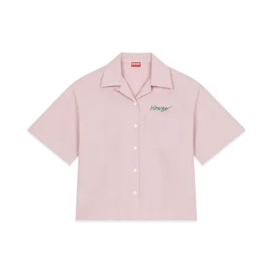 KENZO Women's 'KENZO Women's POPPY' HAWAIIAN POCKET SHIRT "Rose"