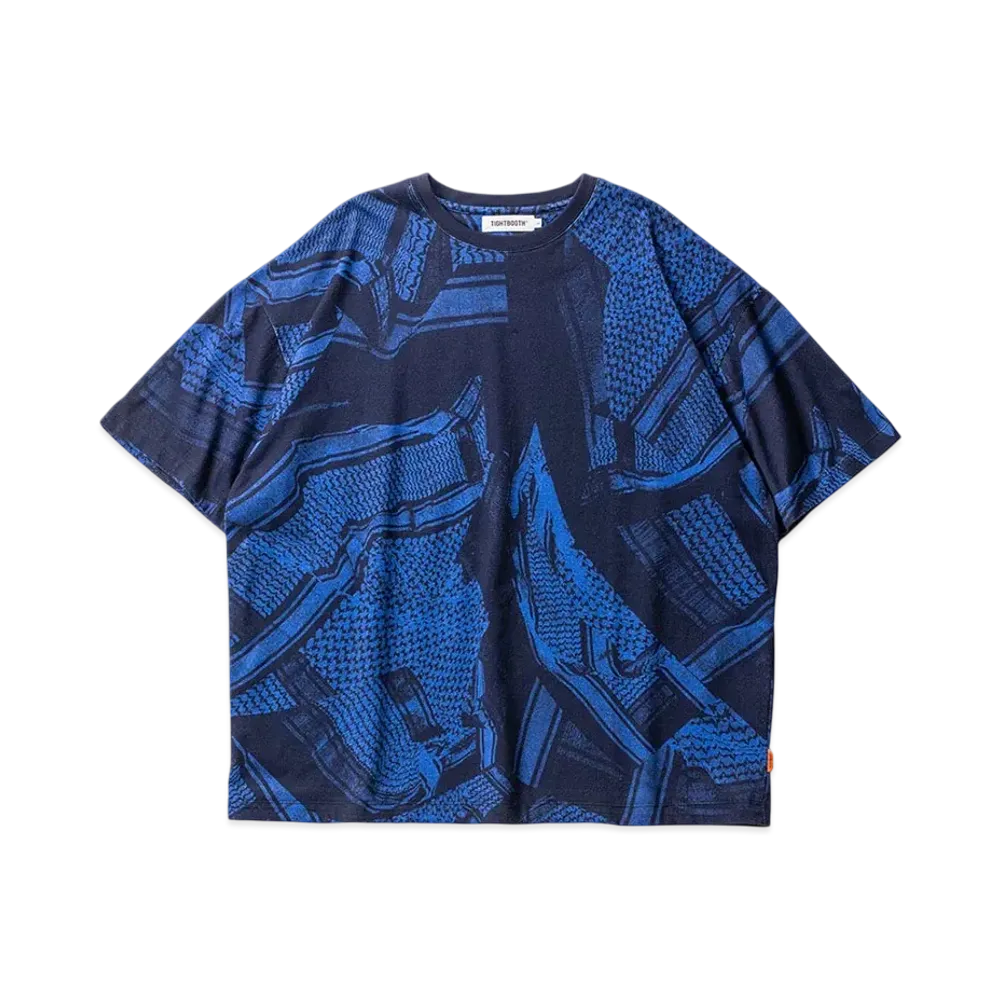 TIGHTBOOTH Shemagh T-Shirt "Blue"