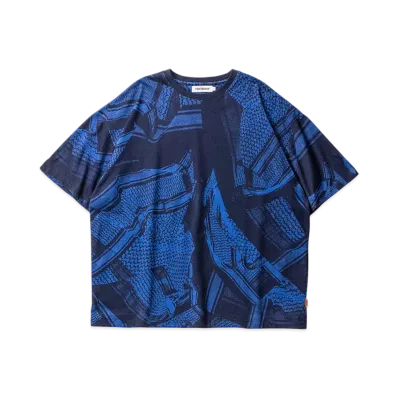 TIGHTBOOTH Shemagh T-Shirt "Blue"
