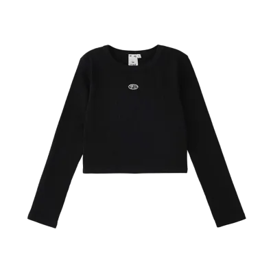 X-Girl Oval Logo L/S Top "Black"