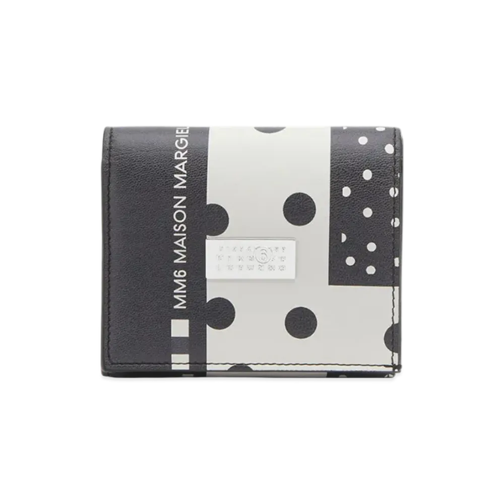 MM6 Maison Margiela Scarf Print Wallet "Brown"