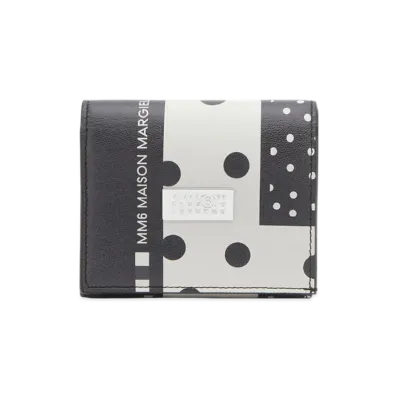 MM6 Maison Margiela Scarf Print Wallet "Brown"