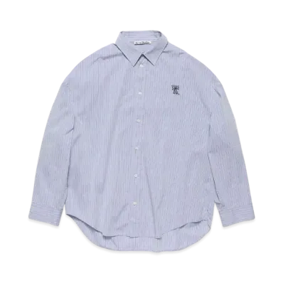 Acne Studios Button-Up Shirt "Blue/Black"
