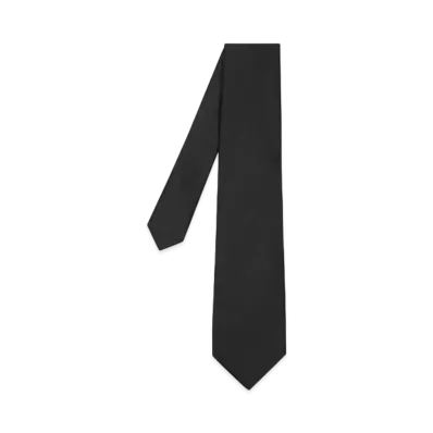 Paul Smith Solid Color Tie "Black"