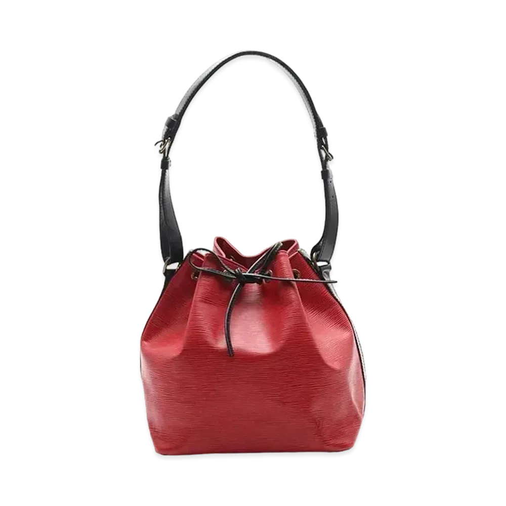Louis Vuitton Petit Noe Epi Bi-color "Red/Black"