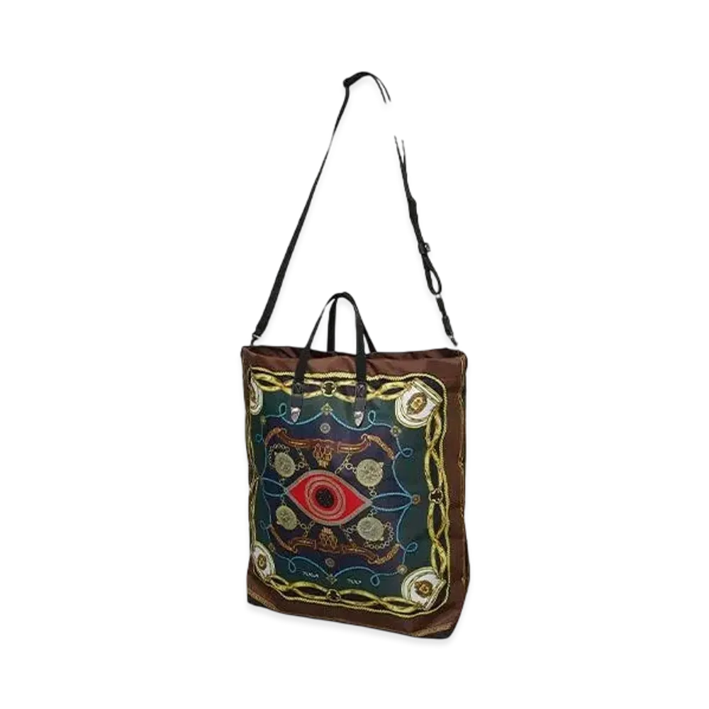 TOGA VIRILIS Print tote bag "GREEN"