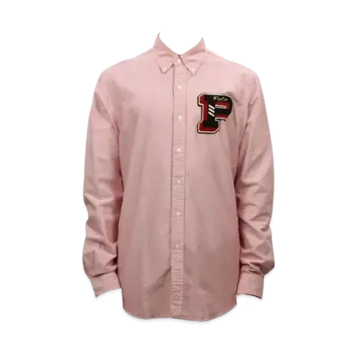 Polo Ralph Lauren Patch Cotton Oxford Shirt "Pink"