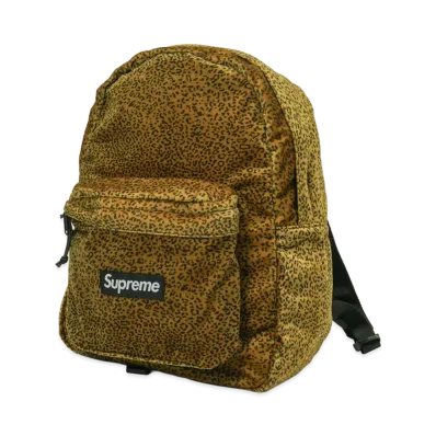 Supreme Velvet Backpack "Tan Leopard"