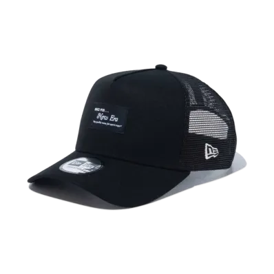 NEW ERA Duck Canvas 9Forty A-Frame Tracker Woven Patch "Black"