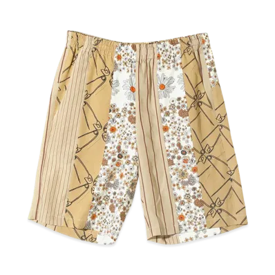 NEEDLES x NOMA t.d.Basketball Short - Patchwork "Beige"