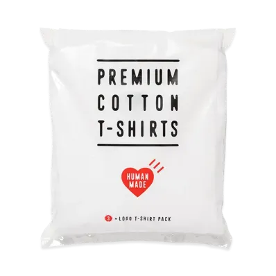 HUMAN MADE 3-Pack T-Shirt Set "White"
