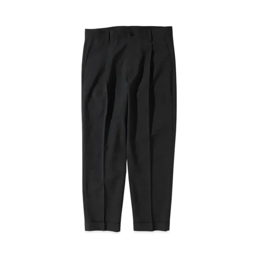BEAMS 1 Pleat Combat Wool Tropical "MidGray"