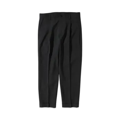 BEAMS 1 Pleat Combat Wool Tropical "MidGray"