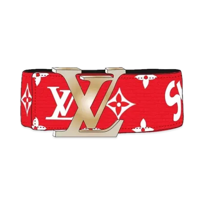 Supreme x Louis Vuitton LV Initiales 40mm Belt "Red"