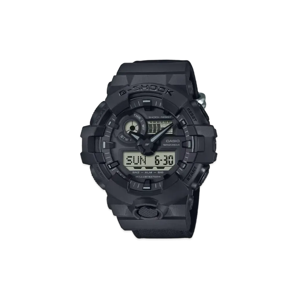 Casio G-Shock GA-700 Series GA-700BCE-1AJF "Utility black"