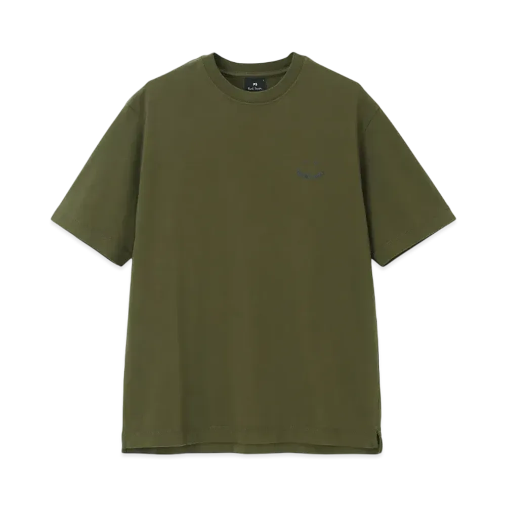 Paul Smith Happy Short Sleeve Tee "Olive"