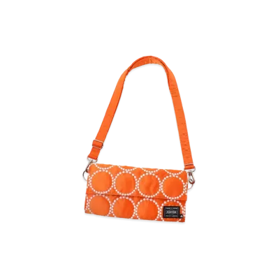 PORTER x mina perhonen Tambourine Long Wallet "Orange"