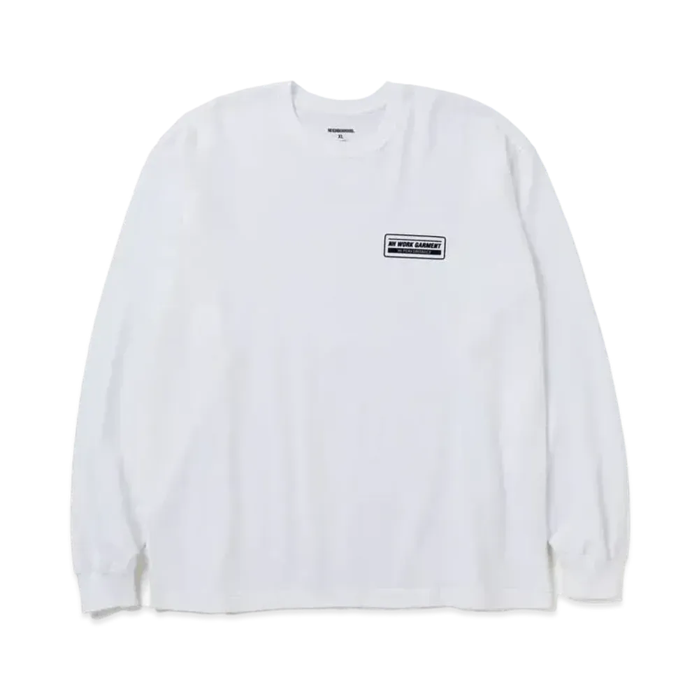 NEIGHBORHOOD NH . Tee LS-13 "White"