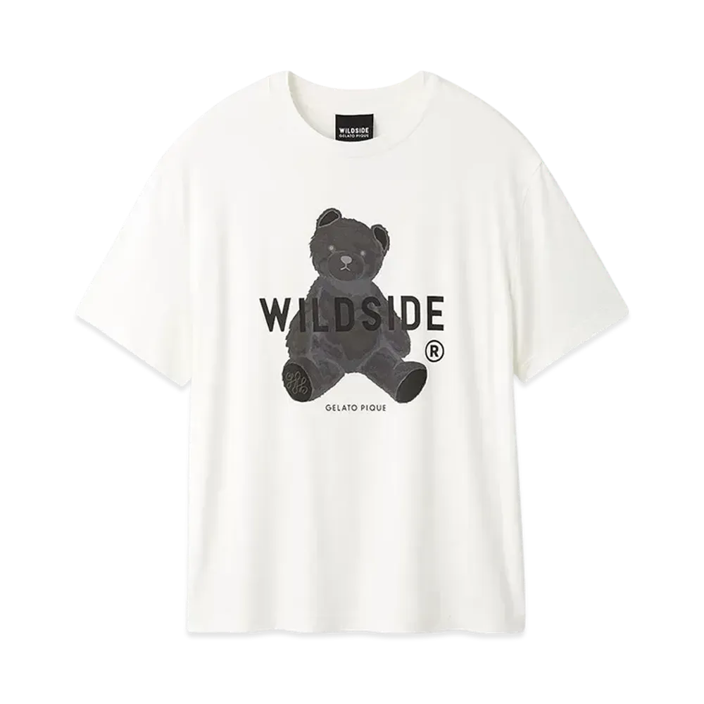 GELATO PIQUE Homme x WILDSIDE UNISEX Bear Motif T-Shirt "Off White"