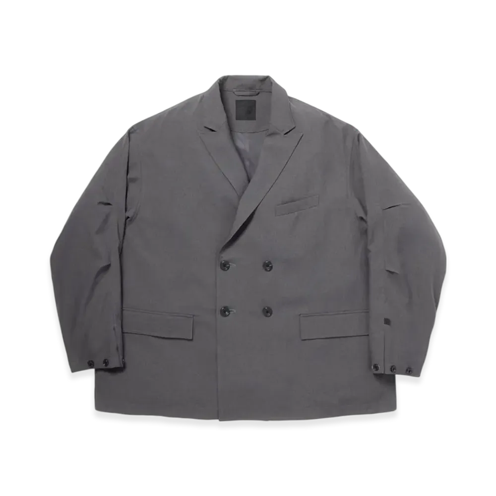 DAIWA PIER39 Tech Double-Breasted Jacket "Charcoal"
