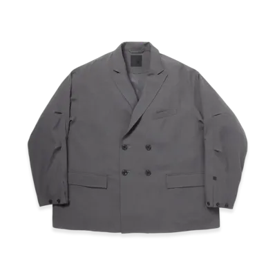 DAIWA PIER39 Tech Double-Breasted Jacket "Charcoal"