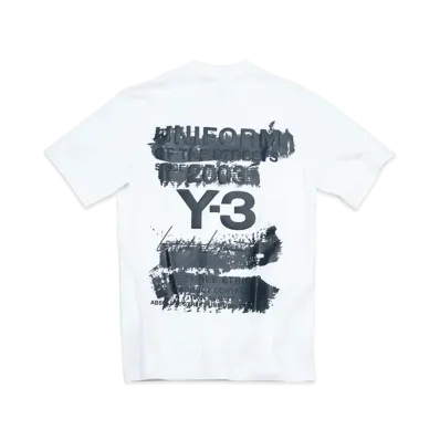 Y-3 U GFX SS Tee "White"