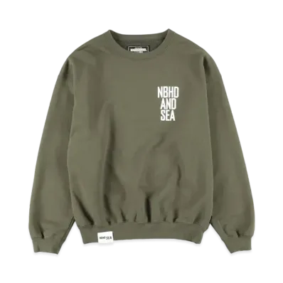 WIND AND SEA x NEIGHBORHOOD Sweatshirt LS "Olive Drab"