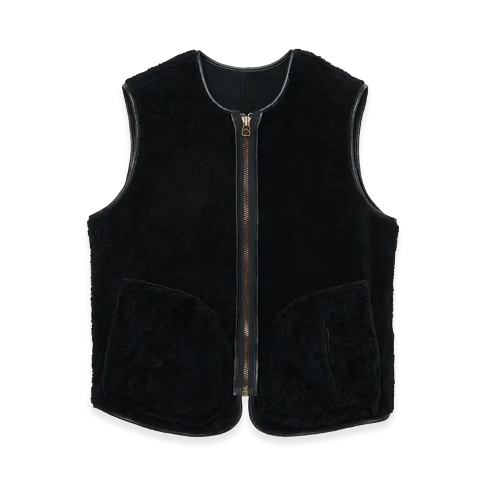 GDC Vegan Mouton Vest "Black"