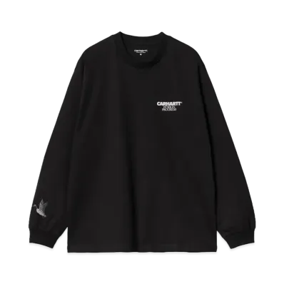 Carhartt WIP L/S Ducks T-Shirt "Black"